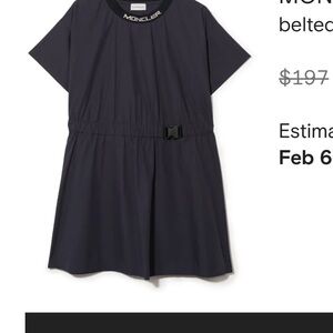 100% Moncler girls size 12 dress